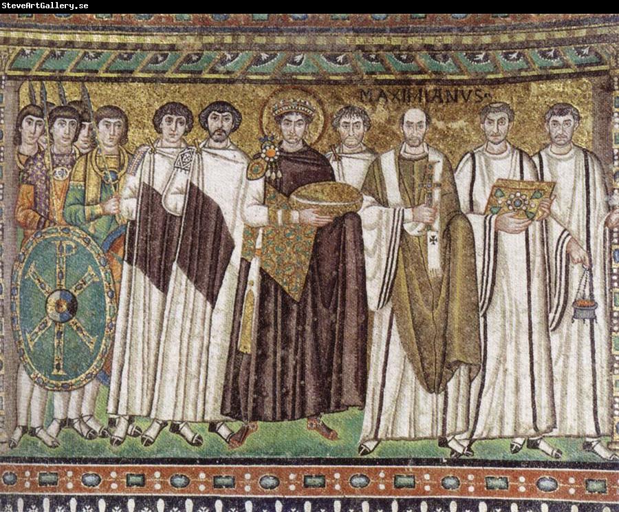 unknow artist The Emperor justinian and his Court